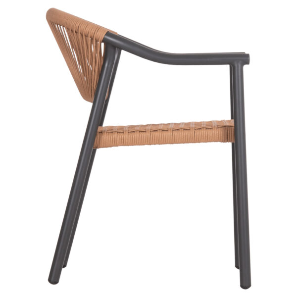 polythrona-fb9605010-aloyminio-skoyro-gk-3-3.jpg ΠΟΛΥΘΡΟΝΑ KERLY HM6050.10 ΑΛΟΥΜΙΝΙΟ ΣΚΟΥΡΟ ΓΚΡΙ--ΜΠΕΖ ΣΥΝΘΕΤΙΚΟ RATTAN 54x58,5x76Υεκ