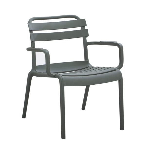 ΠΟΛΥΘΡΟΝΑ ΣΑΛΟΝΙΟΥ ΠΟΛΥΠΡΟΠΥΛΕΝΙΟΥ KORVER HM6333.05 DARK OLIVE GREEN 63.5x65x76Υεκ.