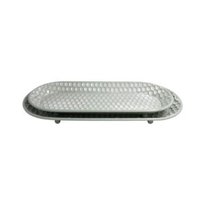ΣΕΤ 2 ΜΕΤΑΛΛΙΚΟΙ ΔΙΣΚΟΙ Fylliana FL1128 MINT-ΛΕΥΚΟ ΧΡΩΜΑ 60x27x6εκ