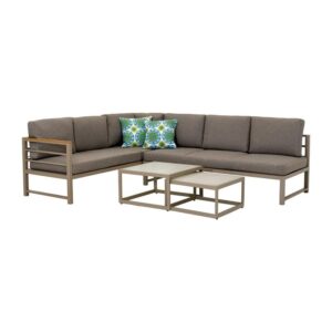 ΣΕΤ ΚΗΠΟΥ 4 ΤΕΜΑΧΙΩΝ Fylliana Minnesota ΜΠΕΖ ΧΡΩΜΑ 190x240x70εκ