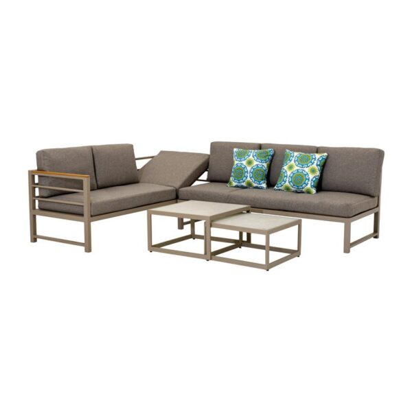 ΣΕΤ ΚΗΠΟΥ 4 ΤΕΜΑΧΙΩΝ Fylliana Minnesota ΜΠΕΖ ΧΡΩΜΑ 190x240x70εκ