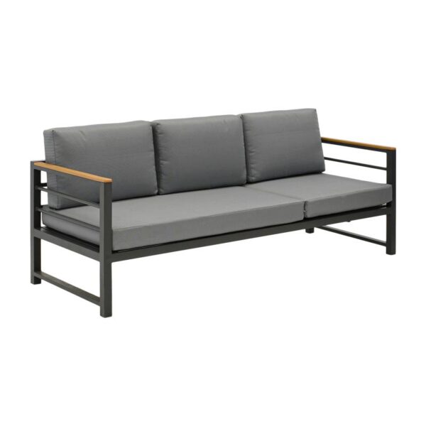 ΣΕΤ ΚΗΠΟΥ 5 ΤΕΜΑΧΙΩΝ Fylliana Hampshire ΓΚΡΙ ΧΡΩΜΑ 190x65x70εκ