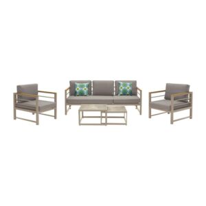 ΣΕΤ ΚΗΠΟΥ 5 ΤΕΜΑΧΙΩΝ Fylliana Hampshire ΜΠΕΖ ΧΡΩΜΑ 190x65x70εκ