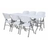 ΤΡΑΠΕΖΙ ΣΥΝΕΔΡΙΟΥ-CATERING Fylliana ΛΕΥΚΟ 153,5x70x74 ΠΤΥΣΣΟΜΕΝΟ (ΒΑΛΙΤΣΑ)