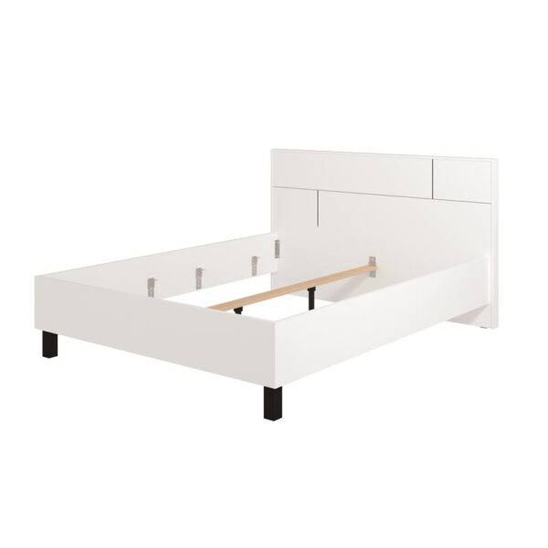 ΔΙΠΛΟ ΚΡΕΒΑΤΙ ALERIA 160 ΛΕΥΚΟ ΧΡΩΜΑ 173x211x102εκ