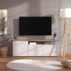 ΕΠΙΠΛΟ ΤΗΛΕΟΡΑΣΗΣ ATERNO 154 3K2F2V ΛΕΥΚΟ/ARTISAN ΧΡΩΜΑ 154x40x56εκ