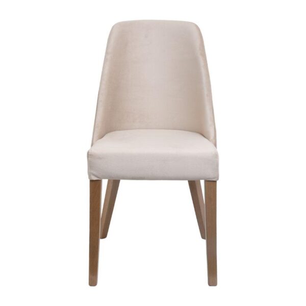 ΚΑΡΕΚΛΑ ΤΡΑΠΕΖΑΡΙΑΣ Fylliana T-3 LUX ΜΠΕΖ ΥΦΑΣΜΑ GREY OAK ΠΟΔΙΑ 45x50x90εκ