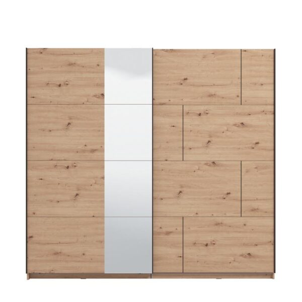 ΝΤΟΥΛΑΠΑ ALERIA 220 OG h205 ARTISAN OΑΚ ΧΡΩΜΑ 220x61x205εκ