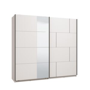 ΝΤΟΥΛΑΠΑ ALERIA 220 OG h205 ΛΕΥΚΟ ΧΡΩΜΑ 220x61x205εκ