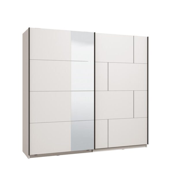 ΝΤΟΥΛΑΠΑ ALERIA 220 OG h205 ΛΕΥΚΟ ΧΡΩΜΑ 220x61x205εκ