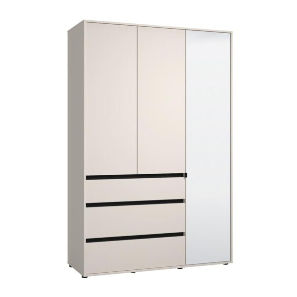 ΝΤΟΥΛΑΠΑ CORBETT 3K3F1O h211 CASHMERE/ΜΑΥΡΟ ΜΑΤ ΧΡΩΜΑ 138x55x211εκ