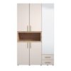 ΝΤΟΥΛΑΠΑ DONALD 3K2F1O h227 CASHMERE/ARTISAN OAK ΧΡΩΜΑ 135x57x227εκ