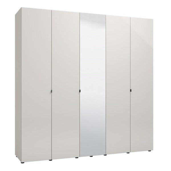 ΝΤΟΥΛΑΠΑ LUCCA 5K1O h227 CASHMERE-ΛΕΥΚΟ ΧΡΩΜΑ 224x57x227εκ