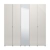 ΝΤΟΥΛΑΠΑ LUCCA 5K1O h227 CASHMERE-ΛΕΥΚΟ ΧΡΩΜΑ 224x57x227εκ