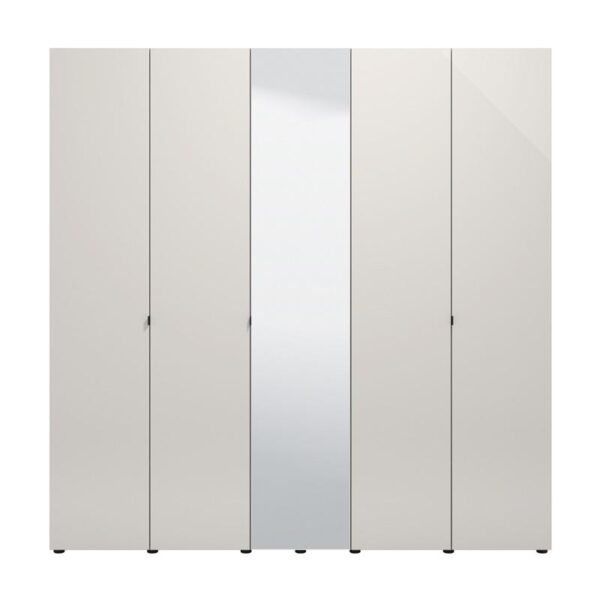 ΝΤΟΥΛΑΠΑ LUCCA 5K1O h227 CASHMERE-ΛΕΥΚΟ ΧΡΩΜΑ 224x57x227εκ