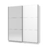 ΝΤΟΥΛΑΠΑ SIERRA 180 OG ΜΕ ΚΑΘΡΕΦΤΗ ΛΕΥΚΟ 180x62.5x210εκ