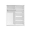 ΝΤΟΥΛΑΠΑ SIERRA 180 OPAQUE WHITE 180x63x210εκ
