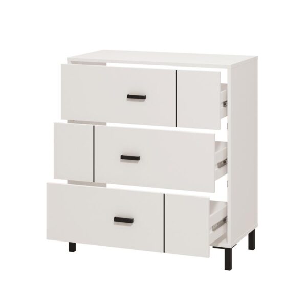 ΣΥΡΤΑΡΙΕΡΑ ALERIA 80 3F ΛΕΥΚΟ ΧΡΩΜΑ 77x40x90εκ