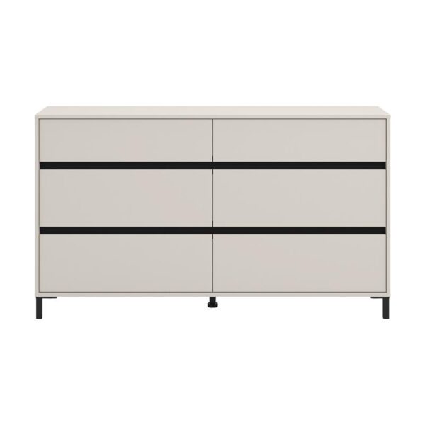 ΣΥΡΤΑΡΙΕΡΑ MARRON 157 6F CASHMERE/ΜΑΥΡΟ ΜΑΤΤ ΧΡΩΜΑ 157x40x90εκ