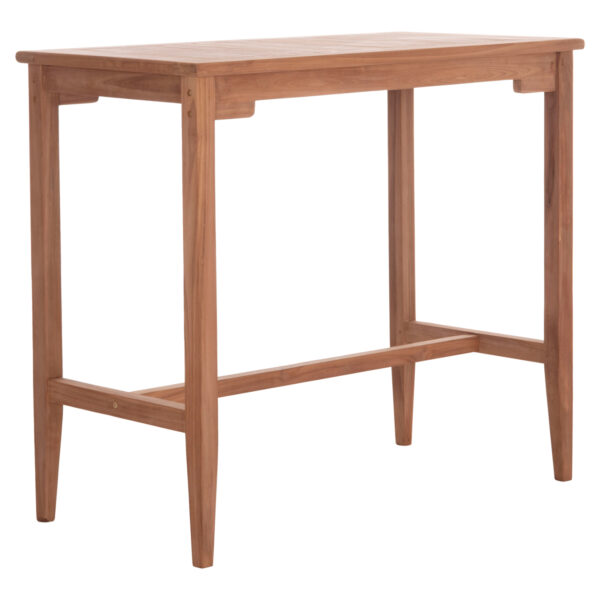 ΤΡΑΠΕΖΙ ΜΠΑΡ CRANSTON HM18111 ΞΥΛΟ ΤΕΑΚ--ΦΥΣΙΚΟ ΧΡΩΜΑ 120x60x105Υεκ.