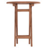 ΤΡΑΠΕΖΙ ΣΚΗΝΟΘΕΤΗ ΣΤΡΟΓΓΥΛΟ ERIS HM18119 ΞΥΛΟ TEAK--ΦΥΣΙΚΟ Φ60x75Υεκ.