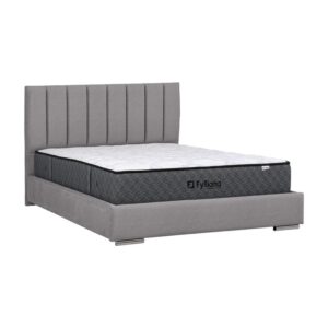 ΔΙΠΛΟ ΚΡΕΒΑΤΙ Fylliana Udine ΑΝΘΡΑΚΙ ΧΡΩΜΑ 167x214x115εκ (160x200)