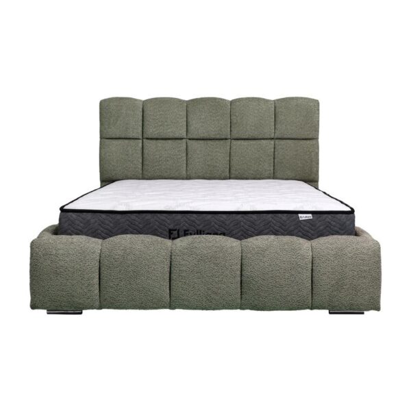 ΔΙΠΛΟ ΚΡΕΒΑΤΙ Fylliana Velora ΛΑΔΙ ΧΡΩΜΑ 185x223x125εκ (160x200)