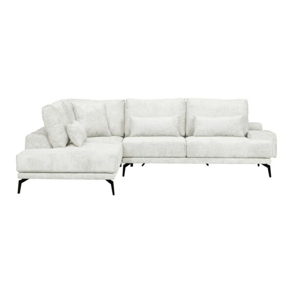ΚΑΝΑΠΕΣ ΑΡΙΣΤΕΡΗ ΓΩΝΙΑ Fylliana Cristina ΠΕΡΛΑ ΧΡΩΜΑ 300x230x92εκ
