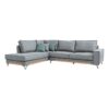 ΚΑΝΑΠΕΣ Fylliana Loftio ΑΡΙΣΤΕΡΗ ΓΩΝΙΑ ΓΚΡΙ ΧΡΩΜΑ 280x220x95εκ