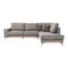ΚΑΝΑΠΕΣ Fylliana Loftio ΔΕΞΙΑ ΓΩΝΙΑ ΚΑΦΕ ΧΡΩΜΑ 280x220x95εκ