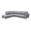 ΚΑΝΑΠΕΣ Fylliana Velton ΑΡΙΣΤΕΡΗ ΓΩΝΙΑ ΓΚΡΙ ΧΡΩΜΑ 275x225x85εκ