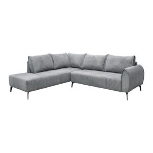 ΚΑΝΑΠΕΣ Fylliana Velton ΑΡΙΣΤΕΡΗ ΓΩΝΙΑ ΓΚΡΙ ΧΡΩΜΑ 275x225x85εκ