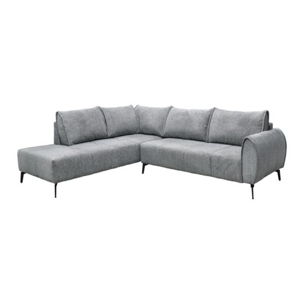 ΚΑΝΑΠΕΣ Fylliana Velton ΑΡΙΣΤΕΡΗ ΓΩΝΙΑ ΓΚΡΙ ΧΡΩΜΑ 275x225x85εκ