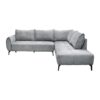 ΚΑΝΑΠΕΣ Fylliana Velton ΔΕΞΙΑ ΓΩΝΙΑ ΓΚΡΙ ΧΡΩΜΑ 275x225x85εκ