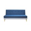 ΚΑΝΑΠΕΣ-ΚΡΕΒΑΤΙ Fylliana Napster DENIM ΥΦΑΣΜΑ ΜΕ ΓΚΡΙ ΡΙΓΑ 180x80x95εκ