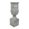 ΚΑΣΠΩ ΔΑΠΕΔΟΥ Fylliana  FL1996 "Face" ΓΚΡΙ ΧΡΩΜΑ 35x35x93εκ