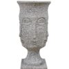 ΚΑΣΠΩ ΔΑΠΕΔΟΥ Fylliana  FL1996 "Face" ΓΚΡΙ ΧΡΩΜΑ 35x35x93εκ