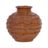 ΚΕΡΑΜΙΚΟ ΒΑΖΟ Fylliana FL30016 ΚΑΦΕ ΧΡΩΜΑ 25x24εκ