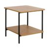 ΜΕΤΑΛΛΙΚΟ ΚΟΜΟΔΙΝΟ Fylliana FL2504 BLACK OAK ΧΡΩΜΑ 50x50x50εκ