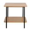 ΜΕΤΑΛΛΙΚΟ ΚΟΜΟΔΙΝΟ Fylliana FL2504 BLACK OAK ΧΡΩΜΑ 50x50x50εκ