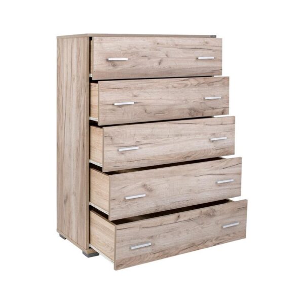 ΣΥΡΤΑΡΙΕΡΑ Fylliana Imperium 5F GREY OAK ΧΡΩΜΑ 90x44x127εκ