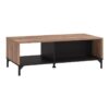 ΤΡΑΠΕΖΑΚΙ ΣΑΛΟΝΙΟΥ CORSICA FLAGSTAFF OAK-ΜΑΥΡΟ 120x60x45εκ