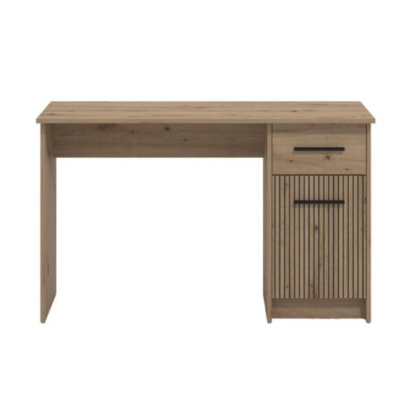 ΓΡΑΦΕΙΟ Teo ARTISAN OAK-ARTISAN ΜΕ ΓΡΑΜMΕΣ GREY 122x51x75εκ