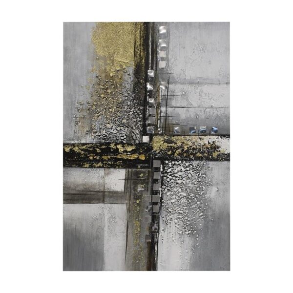 ΠΙΝΑΚΑΣ ΣΕ ΚΑΜΒΑ Fylliana ΛΕΥΚΟ-ΜΠΕΖ-ΚΑΦΕ 120x80xεκ