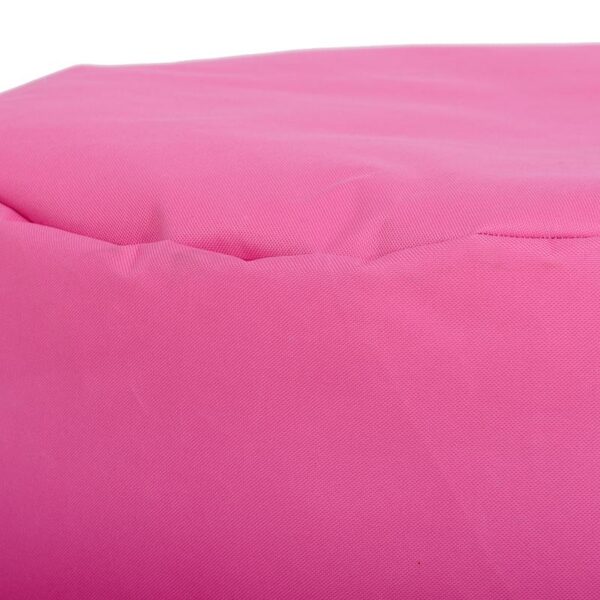 ΣΤΡΟΓΓΥΛΟ ΠΟΥΦ-ΣΚΑΜΠΟ Fylliana Cube ΡΟΖ ΧΡΩΜΑ 60x40εκ