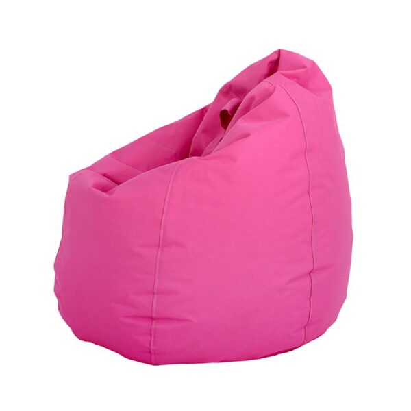 ΣΤΡΟΓΓΥΛΟ ΠΟΥΦ-ΣΚΑΜΠΟ Fylliana Lazy ΡΟΖ ΧΡΩΜΑ 110x90εκ