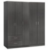ΝΤΟΥΛΑΠΑ 5ΦΥΛΛΗ CAESAR HM21234.01 ΜΕΛΑΜΙΝΗ ΧΡΩΜΑ ZEBRANO 150x42.5x181Υεκ