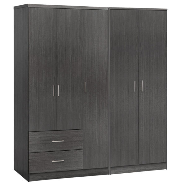 ΝΤΟΥΛΑΠΑ 5ΦΥΛΛΗ CAESAR HM21234.01 ΜΕΛΑΜΙΝΗ ΧΡΩΜΑ ZEBRANO 150x42.5x181Υεκ