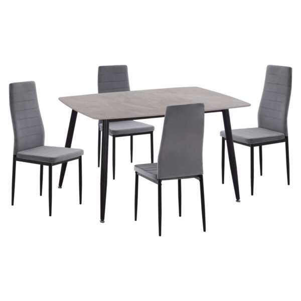 set-trapezarias-5tmch-fb92122403-keramik-13.jpg ΣΕΤ ΤΡΑΠΕΖΑΡΙΑΣ 5ΤΜΧ RAVEN HM21224.03 ΚΕΡΑΜΙΚΟ TOP ΓΚΡΙ ΜΑΡΜΑΡΟ--ΒΕΛΟΥΔΟ ΓΚΡΙ