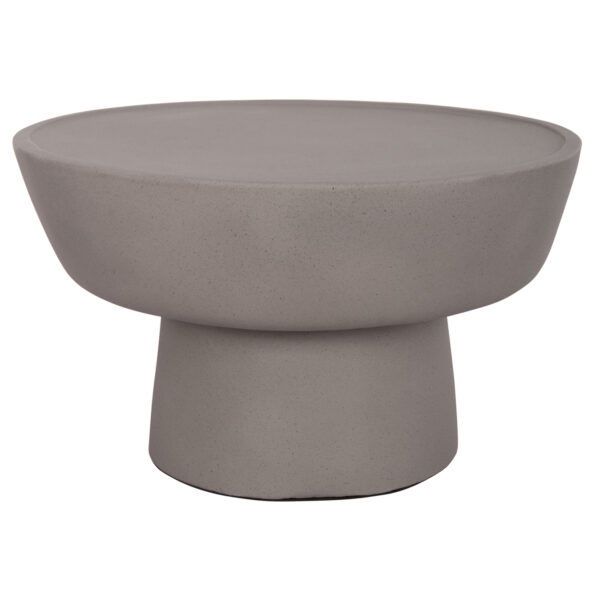 ΤΡΑΠΕΖΙ ΣΑΛΟΝΙΟΥ PIRSON HM18155.03 FIBER CEMENT ΣΕ ΓΚΡΙ--Φ60x36Υεκ.